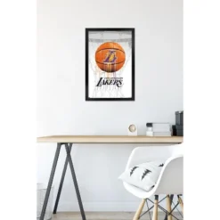 Trends International NBA Los Angeles Lakers - Drip Ball 20 Framed Wall Poster Prints -Everyday Fan & Home GUEST b5f57943 ea06 4a03 9f9f 175fa76ececb
