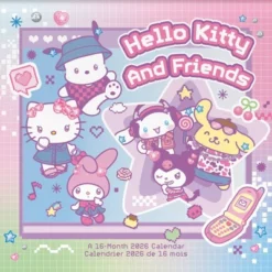 Trends International 2026 Sanrio Hello Kitty And Friends Bilingual French 12"x12" Wall Calendar -Everyday Fan & Home GUEST b70c11d7 158b 434b 97b3 e04aeb0872d0