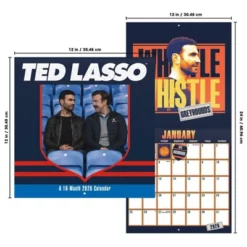 Trends International 2026 Ted Lasso 12"x12" Wall Calendar -Everyday Fan & Home GUEST b91b05b8 1be0 4240 888c fe3180ddc41c