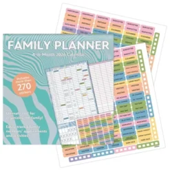 Trends International 2026 Family Planner Sticker 12"x12" Wall Calendar -Everyday Fan & Home GUEST ba4911cf 0db7 49a0 9dde 8deea457b4cd