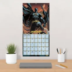 Trends International 2026 The Batman Comic 12"x12" Wall Calendar -Everyday Fan & Home GUEST bb0000fd 7dbf 477c ba89 2d5a85899cf0