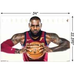 Trends International NBA Cleveland Cavaliers - Lebron James 17 Unframed Wall Poster Prints 8 Trends International NBA Cleveland Cavaliers - Lebron James 17 Unframed Wall Poster Prints -Everyday Fan & Home GUEST bb7ab264 f952 4194 9559 61012330c41a
