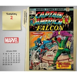 Trends International Inc. 2024 Daily Desk Calendar 4.25"x5" Marvel -Everyday Fan & Home GUEST bb8c7542 f846 4fc3 8791 50e8936f58ea
