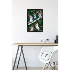 Trends International NBA Milwaukee Bucks - 2021 NBA Finals Champions Framed Wall Poster Prints -Everyday Fan & Home GUEST bcc1a0f4 e39d 4aa9 9e30 9da4593f86bc