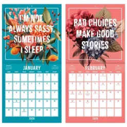Trends International 2026 Everyday Sass 12"x12" Wall Calendar -Everyday Fan & Home GUEST bed62e47 9eaa 4a0e a0a5 f42d7024fd7c