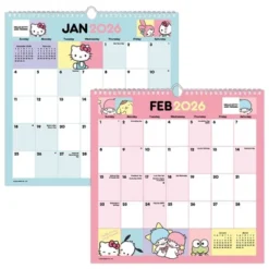 Trends International 2026 Hello Kitty And Friends Spiral 12"x12.25" Wall Calendar -Everyday Fan & Home GUEST bf8a5792 7546 4677 81c0 805e4fefb059