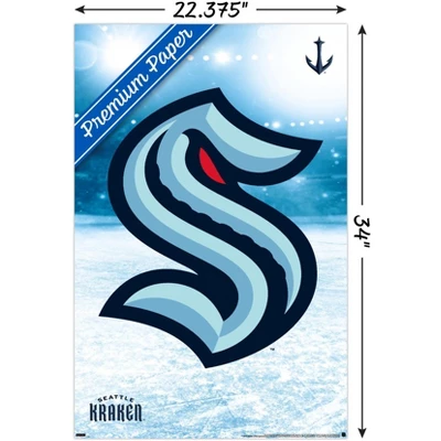 Trends International NHL Seattle Kraken - Logo 20 Unframed Wall Poster Prints 4 Trends International NHL Seattle Kraken - Logo 20 Unframed Wall Poster Prints - Image 2