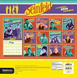 Trends International 2026 Seinfeld 12"x12" Wall Calendar -Everyday Fan & Home GUEST c0963e7e 98f9 4906 9e6b 187634b5bbb9