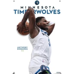 Trends International NBA Minnesota Timberwolves - Anthony Edwards Feature Series 24 Unframed Wall Poster Prints -Everyday Fan & Home GUEST c0c0fadb eba9 45f6 b7fc 8223e17ccf97