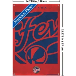 Trends International WNBA Indiana Fever - Logo 25 Unframed Wall Poster Prints -Everyday Fan & Home GUEST c11ec690 0627 4dcc 9ad3 cb549e2cd43e