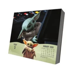 Trends International Inc. 2024 Daily Desk Calendar 4.25"x5" Star Wars: The Mandalorian