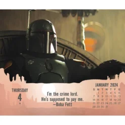 Trends International Inc. 2024 Daily Desk Calendar 4.25"x5" Star Wars: The Mandalorian -Everyday Fan & Home GUEST c47c2c78 84c6 41ea a58e 2cd9eb932ccd