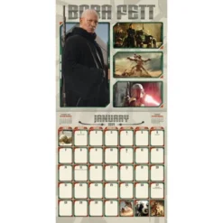 Trends International Inc. 2023-24 Wall Calendar 12"x12" Star Wars: The Book Of Boba Fett