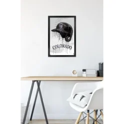 Trends International MLB Colorado Rockies - Drip Helmet 22 Framed Wall Poster Prints -Everyday Fan & Home GUEST c6073754 db49 4cd1 af9f 477892064d39