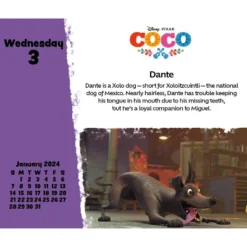 Trends International Inc. 2024 Daily Desk Calendar 4.25"x5" Disney Pixar -Everyday Fan & Home GUEST c70f693e 90c6 4f17 ba1b 507bc6bc72e3