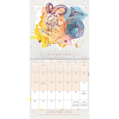 Trends International Inc. 2023-24 Wall Calendar 12"x12" Astrology 3 Trends International Inc. 2023-24 Wall Calendar 12"x12" Astrology