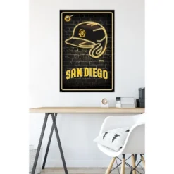 Trends International MLB San Diego Padres - Neon Helmet 23 Unframed Wall Poster Prints -Everyday Fan & Home GUEST ca031d0e c120 440a ac42 291fe59b445a