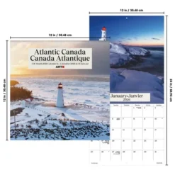 Trends International 2026 Atlantic Canada Bilingual French 12"x12" Wall Calendar -Everyday Fan & Home GUEST ca0d24f6 31a8 4749 aa25 c962e94ba929