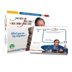 Trends International 2026 Mister Rogers Dayata Time 6.12"x5.37" Box Calendar -Everyday Fan & Home GUEST cc77a3de 254c 4012 8140 8ebe37fc0233
