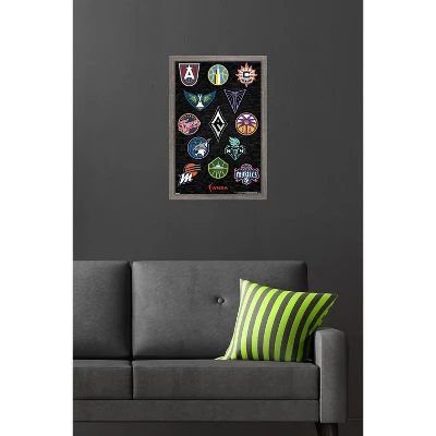 Trends International WNBA League - Logos 25 Framed Wall Poster Prints 7 Trends International WNBA League - Logos 25 Framed Wall Poster Prints - Image 5