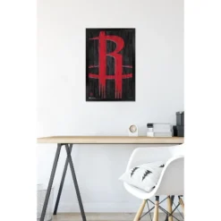 Trends International NBA Houston Rockets - Logo 19 Framed Wall Poster Prints -Everyday Fan & Home GUEST ce082166 1c72 42f0 86a8 0e338d942a03