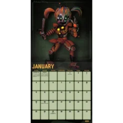 Trends International 2026 Five Nights At Freddys 12"x12" Wall Calendar