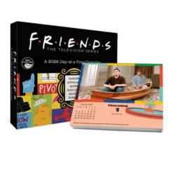 Trends International 2026 Friends Dayata Time 6.12"x5.37" Box Calendar -Everyday Fan & Home GUEST d0ad8a01 036f 451d 97b1 7929be37fad0