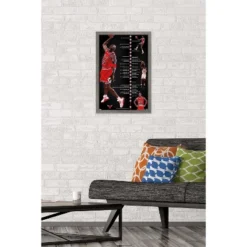 Trends International Michael Jordan - Timeline Framed Wall Poster Prints