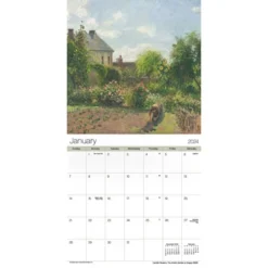 Trends International Inc. 2023-24 Wall Calendar 12"x12" Impressionism