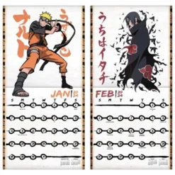 Trends International Inc. 2023-24 Wall Calendar 12"x12" Naruto Shippuden -Everyday Fan & Home GUEST d46c89f4 8d6b 41fd b098 0c2c5953fbec