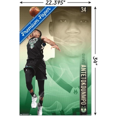 Trends International NBA Milwaukee Bucks - Giannis Antetokounmpo 17 Unframed Wall Poster Prints 4 Trends International NBA Milwaukee Bucks - Giannis Antetokounmpo 17 Unframed Wall Poster Prints - Image 2