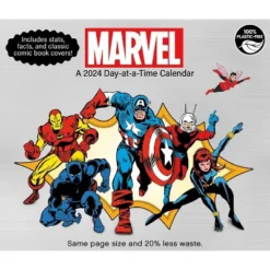 Trends International Inc. 2024 Daily Desk Calendar 4.25"x5" Marvel -Everyday Fan & Home GUEST d588b7d5 2c00 4c9e 8d85 d82e56edff4e