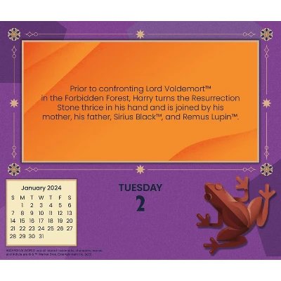 Trends International Inc. 2024 Daily Desk Calendar 4.25"x5" Harry Potter 5 Trends International Inc. 2024 Daily Desk Calendar 4.25"x5" Harry Potter - Image 3