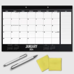 Trends International Inc. 2023-24 Desktop Calendar 11.43"x17" Classic Black -Everyday Fan & Home GUEST d69180de ee88 44db 9f22 62b4b0cc6114