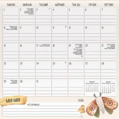 Trends International 2026 Animals Bilingual French 12"x12" Family Calendar -Everyday Fan & Home GUEST d7f7cb8b 6df7 4f89 8e35 954e92e122f0