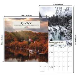 Trends International 2026 Quebec Bilingual French 12"x12" Wall Calendar -Everyday Fan & Home GUEST da2495de 8093 402d b30d 31c2d2239655