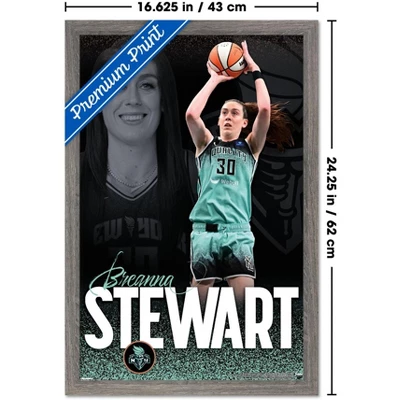 Trends International WNBA New York Liberty - Breanna Stewart 25 Framed Wall Poster Prints 4 Trends International WNBA New York Liberty - Breanna Stewart 25 Framed Wall Poster Prints - Image 2