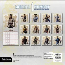 Trends International 2026 Mortal Kombat 12"x12" Wall Calendar -Everyday Fan & Home GUEST daad26f1 8845 4230 a7e6 6c2499264479