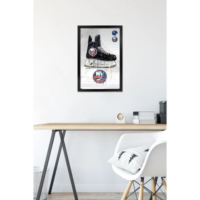 Trends International NHL New York Islanders - Drip Skate 21 Framed Wall Poster Prints 7 Trends International NHL New York Islanders - Drip Skate 21 Framed Wall Poster Prints - Image 5