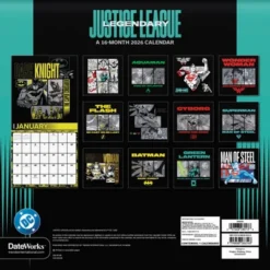 Trends International 2026 The Justice League Classic 12"x12" Wall Calendar -Everyday Fan & Home GUEST dceea0eb 2889 45cd 8d0b 62c5fa07ed87