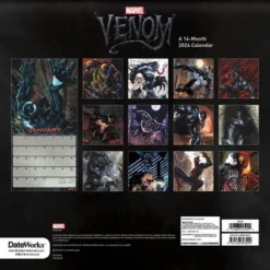 Trends International Inc. 2023-24 Wall Calendar 12"x12" Marvel Venom -Everyday Fan & Home GUEST e047e7d7 e3ee 4e1e aea0 7b5c3455f900