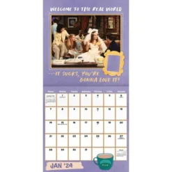 Trends International Inc. 2023-24 Wall Calendar 12"x12" Friends
