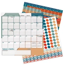 Trends International Inc. 2023-24 Wall Calendar 12"x12" Bilingual English/French Family Magnetic -Everyday Fan & Home GUEST e5d4e46a a6ea 40e8 be92 8773e9a304da