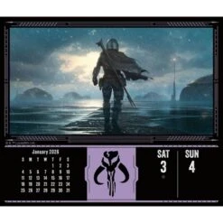 Star Wars Trends International 2026 Mandalorian Dayata Time 6.12"x5.37" Box Calendar -Everyday Fan & Home GUEST e78ce8b5 71b1 4455 8eb7 944129c3700c