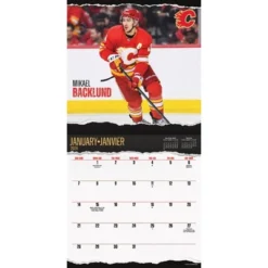 Trends International Inc. 2023-24 Wall Calendar 12"x12" NHL Calgary Flames