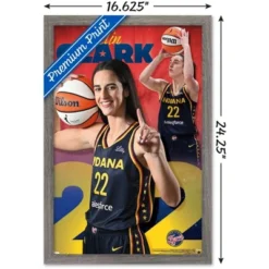 Trends International WNBA Indiana Fever - Caitlin Clark 24 Framed Wall Poster Prints -Everyday Fan & Home GUEST ea637f22 5553 47f9 a25d bbb11335f6d7