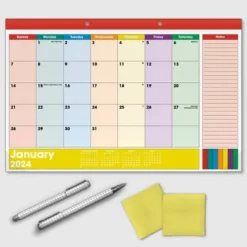 Trends International Inc. 2023-24 Desktop Calendar 11.43"x17" Color Block -Everyday Fan & Home GUEST eab0c579 7adc 432a a3a8 0b1aea767eb0
