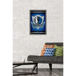 Trends International NBA Dallas Mavericks - Logo 14 Framed Wall Poster Prints
