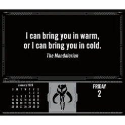 Star Wars Trends International 2026 Mandalorian Dayata Time 6.12"x5.37" Box Calendar -Everyday Fan & Home GUEST eb786cc3 ff8a 4693 b2a0 25eb2278dd3b