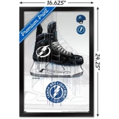 Trends International NHL Tampa Bay Lightning - Drip Skate 21 Framed Wall Poster Prints -Everyday Fan & Home GUEST eb9f21fa 4d19 4aa1 8c45 ea62d68d78cd
